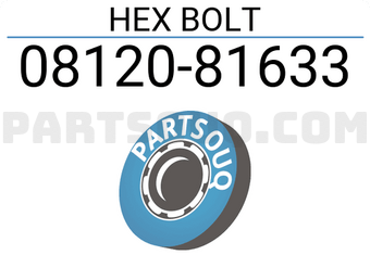 Nissan 0812081633 HEX BOLT