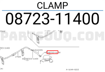 Nissan 0872311400 CLAMP