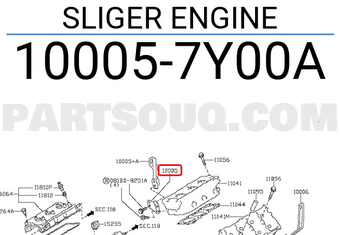 Nissan 100057Y00A SLIGER ENGINE
