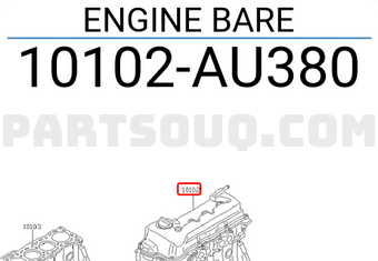 Nissan 10102AU380 ENGINE BARE