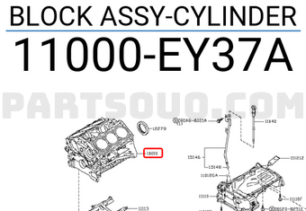 Nissan 11000EY37A BLOCK ASSY-CYLINDER