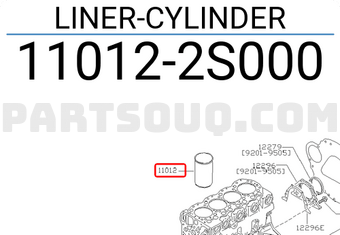 Nissan 110122S000 LINER-CYLINDER