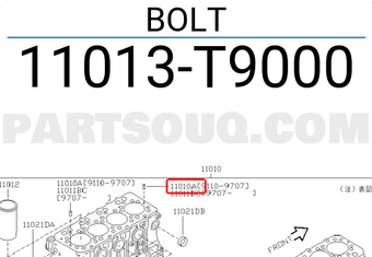 Nissan 11013T9000 BOLT