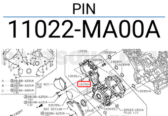 Nissan 11022MA00A PIN