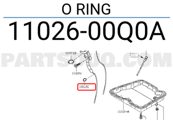 Nissan 1102600Q0A O RING
