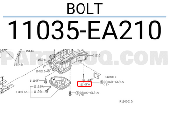 Nissan 11035EA210 BOLT