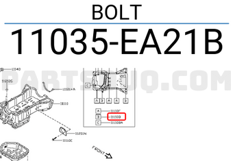 Nissan 11035EA21B BOLT