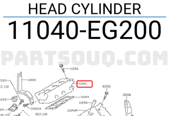 Nissan 11040EG200 HEAD CYLINDER
