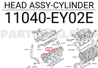 Nissan 11040EY02E HEAD ASSY-CYLINDER