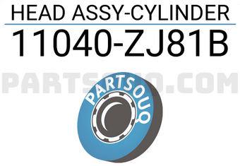 Nissan 11040ZJ81B HEAD ASSY-CYLINDER