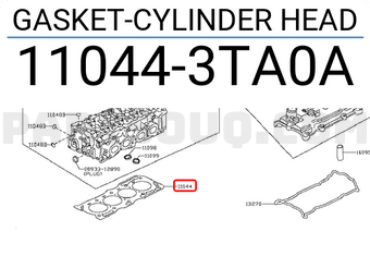 Nissan 110443TA0A GASKET-CYLINDER HEAD