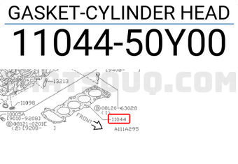 Nissan 1104450Y00 GASKET-CYLINDER HEAD