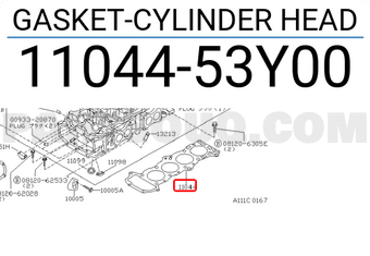Nissan 1104453Y00 GASKET-CYLINDER HEAD