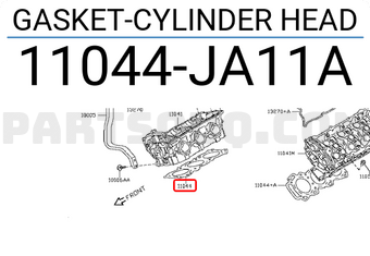 Nissan 11044JA11A GASKET-CYLINDER HEAD