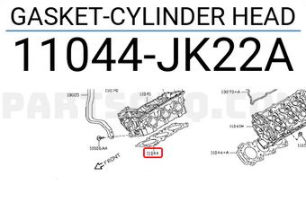 Nissan 11044JK22A GASKET-CYLINDER HEAD