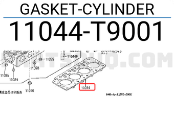Nissan 11044T9001 GASKET-CYLINDER