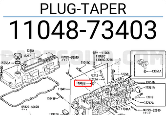 Nissan 1104873403 PLUG-TAPER