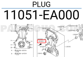 Nissan 11051EA000 PLUG