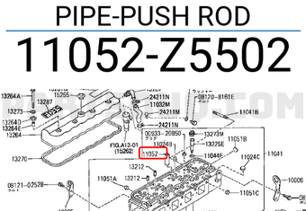 Nissan 11052Z5502 PIPE-PUSH ROD