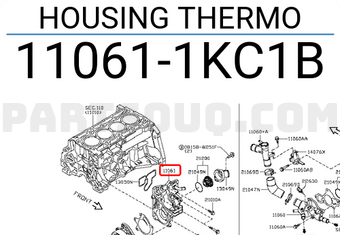 Nissan 110611KC1B HOUSING THERMO