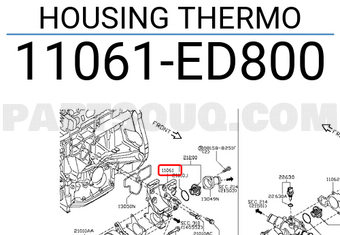 Nissan 11061ED800 HOUSING THERMO