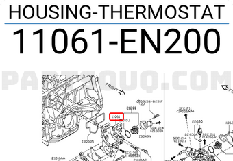 Nissan 11061EN200 HOUSING-THERMOSTAT