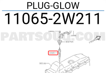 Nissan 110652W211 PLUG-GLOW