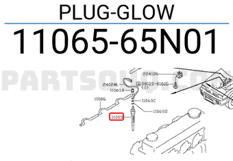 Nissan 1106565N01 PLUG-GLOW