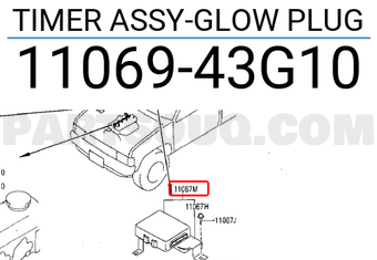 Nissan 1106943G10 TIMER ASSY-GLOW PLUG