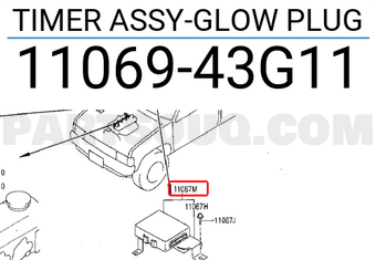Nissan 1106943G11 TIMER ASSY-GLOW PLUG