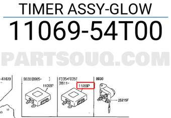 Nissan 1106954T00 TIMER ASSY-GLOW