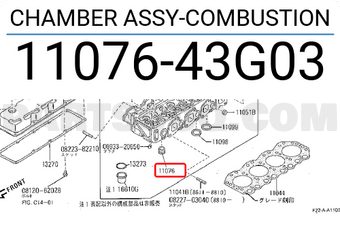 Nissan 1107643G03 CHAMBER ASSY-COMBUSTION