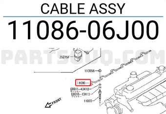 Nissan 1108606J00 CABLE ASSY
