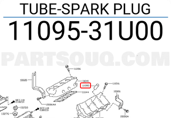Nissan 1109531U00 TUBE-SPARK PLUG