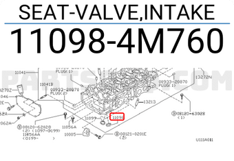 Nissan 110984M760 SEAT-VALVE,INTAKE