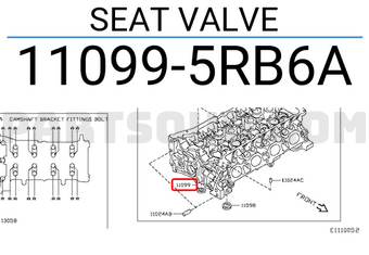 Nissan 110995RB6A SEAT VALVE