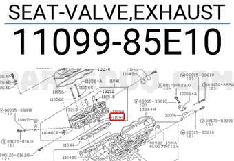 Nissan 1109985E10 SEAT-VALVE,EXHAUST