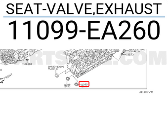 Nissan 11099EA260 SEAT-VALVE,EXHAUST