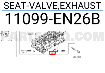 Nissan 11099EN26B SEAT-VALVE,EXHAUST