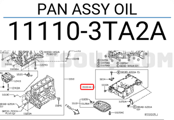 Nissan 111103TA2A PAN ASSY OIL