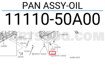 Nissan 1111050A00 PAN ASSY-OIL
