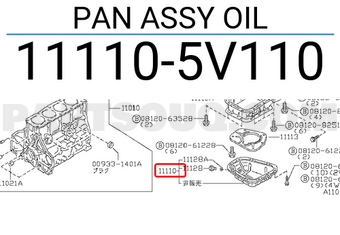Nissan 111105V110 PAN ASSY OIL