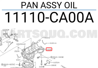 Nissan 11110CA00A PAN ASSY OIL