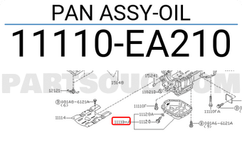 Nissan 11110EA210 PAN ASSY-OIL