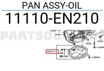 Nissan 11110EN210 PAN ASSY-OIL