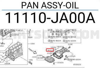 Nissan 11110JA00A PAN ASSY-OIL