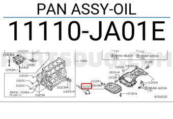 Nissan 11110JA01E PAN ASSY-OIL
