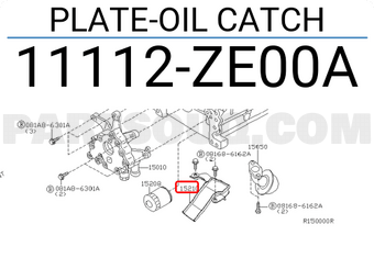 Nissan 11112ZE00A PLATE-OIL CATCH