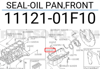 Nissan 1112101F10 SEAL-OIL PAN,FRONT