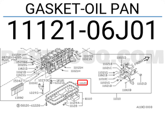 Nissan 1112106J01 GASKET-OIL PAN